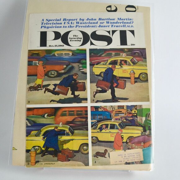 The Saturday Evening Post Magazine COVER Oct 21 1961 Dick Sargent - Picture 1 of 4